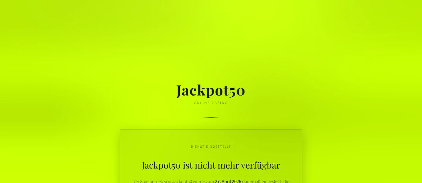 Jackpot50 Casino